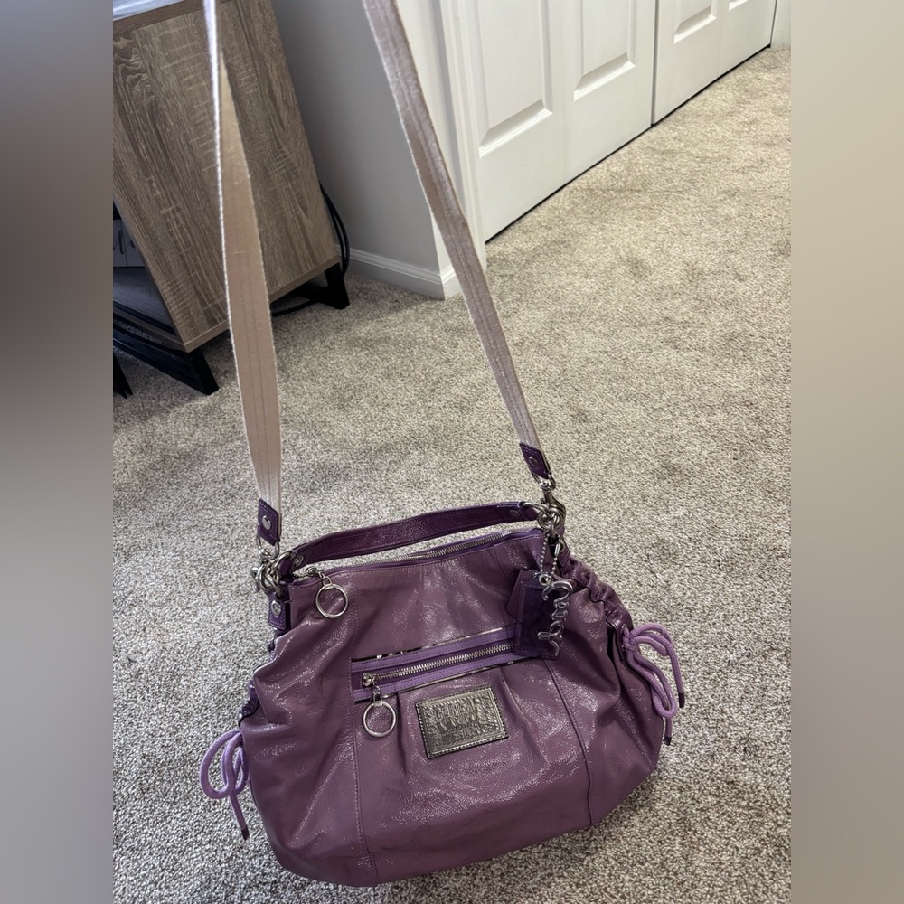 Purple Coach *Poppy* Women's Bag - Picture 11 of 16